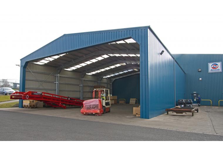 1) Smart Space have provided Mitchell Powersystems with a 20 by 25 metres open-ended covered loading bay